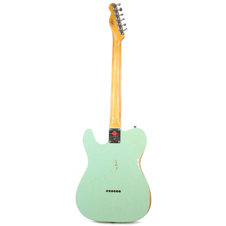 Fender Custom Shop 1972 Telecaster Custom Thinline Reissue NAMM 2020 Display Relic Faded Aged Surf Green