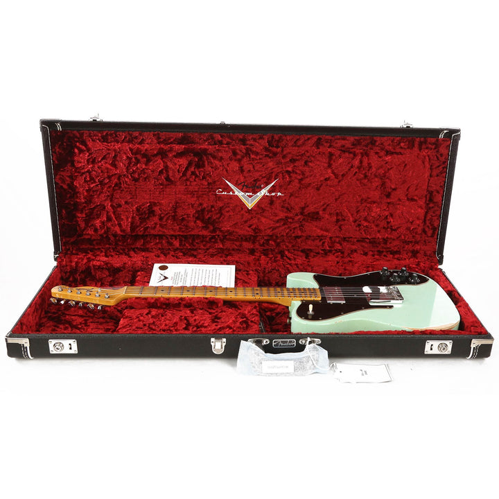 Fender Custom Shop 1972 Telecaster Custom Thinline Reissue NAMM 2020 Display Relic Faded Aged Surf Green
