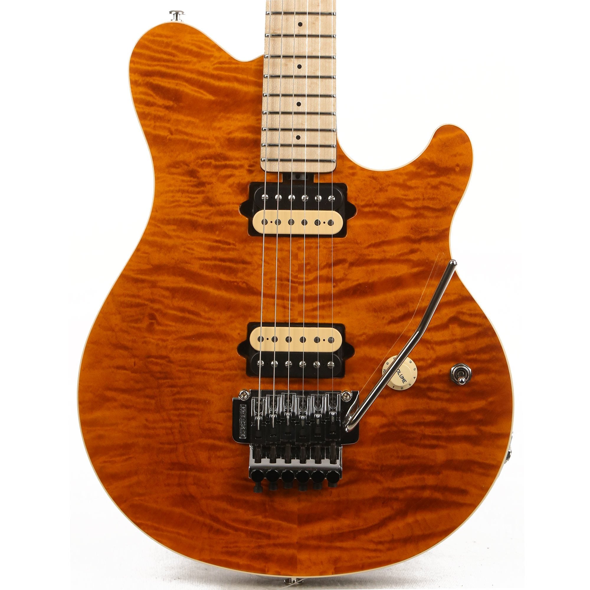 Ernie Ball Music Man Axis Floyd Transparent Gold Quilt Top 2019 