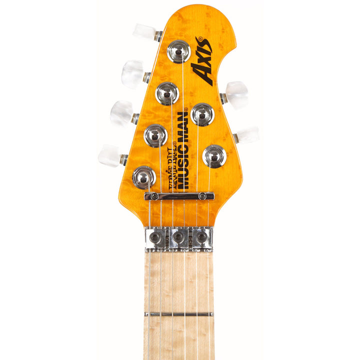 Ernie Ball Music Man Axis Floyd Transparent Gold Quilt Top 2019