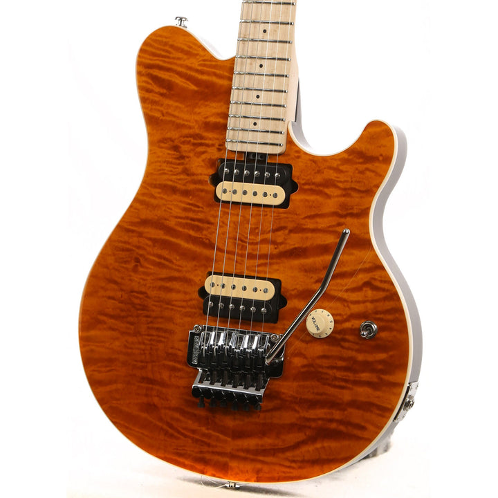 Ernie Ball Music Man Axis Floyd Transparent Gold Quilt Top 2019