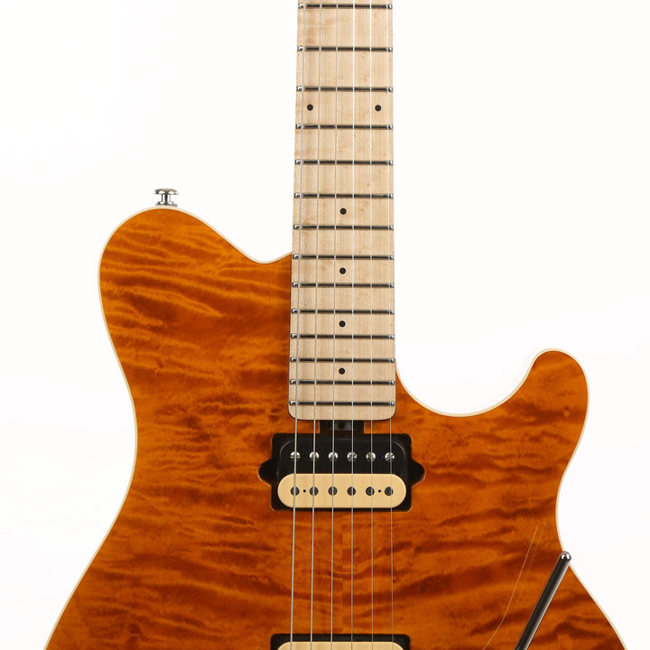 Ernie Ball Music Man Axis Floyd Transparent Gold Quilt Top 2019