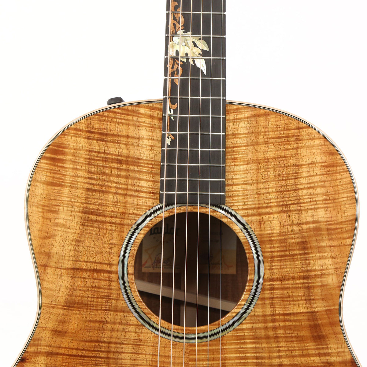 Taylor Custom Shop Grand Pacific Master Grade Hawaiian Koa NAMM 2020 Display Guitar — 7