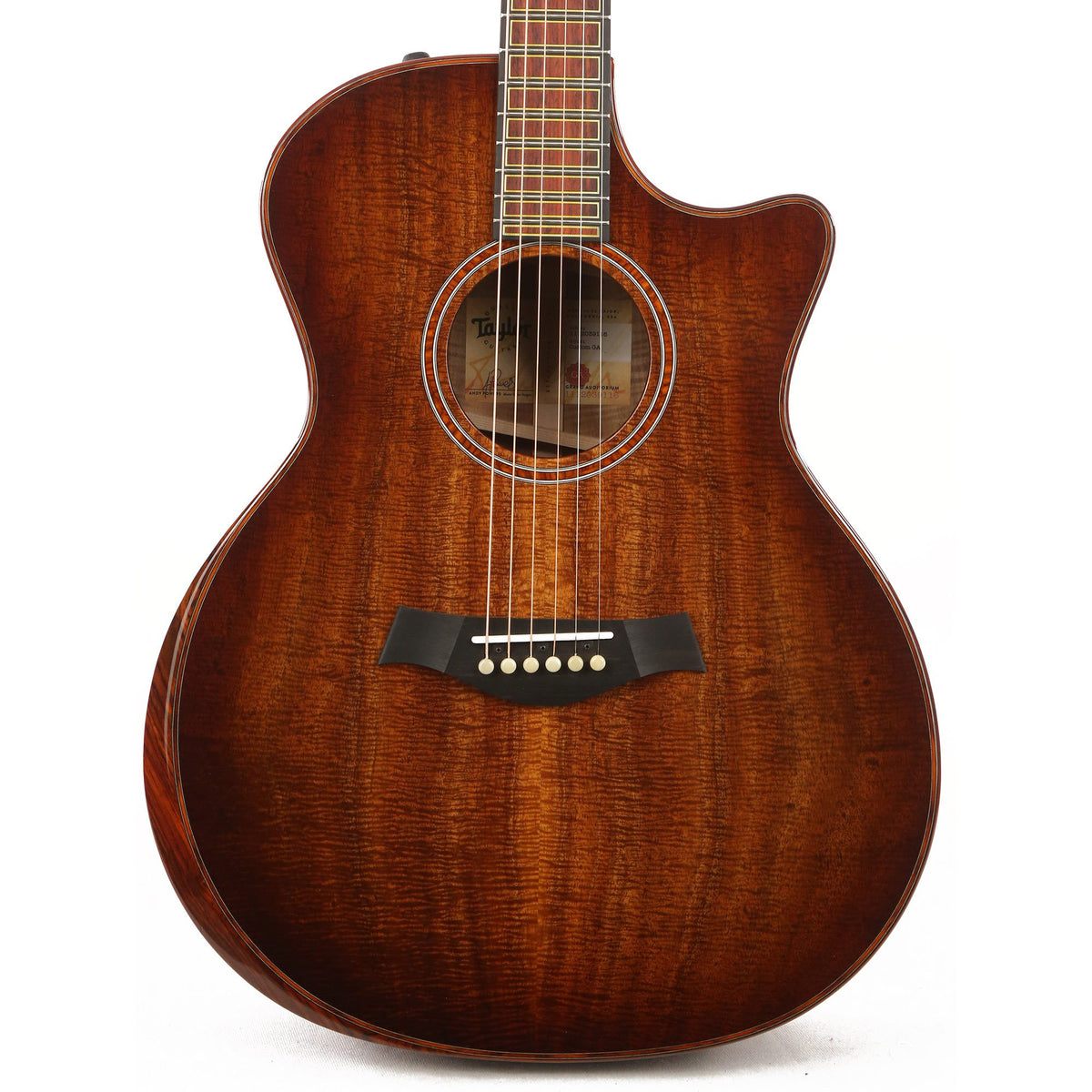 Taylor Custom Shop Grand Auditorium Master Grade Hawaiian Koa NAMM 2020 Display Guitar — 1