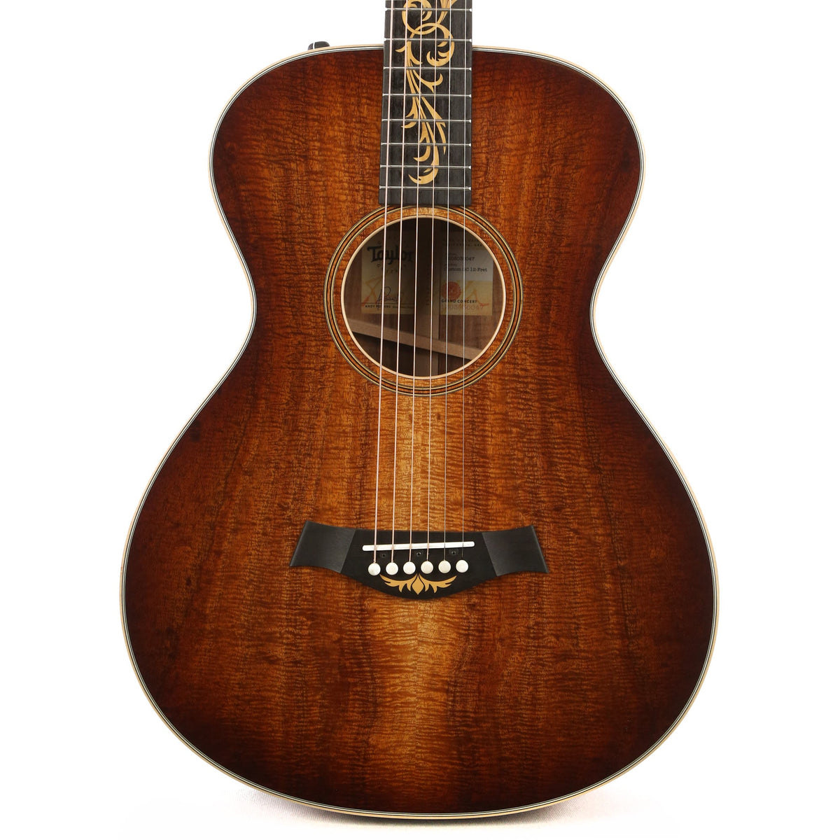 Taylor Custom Shop Grand Concert 12-Fret Master Grade Hawaiian Koa Limited Used — 1