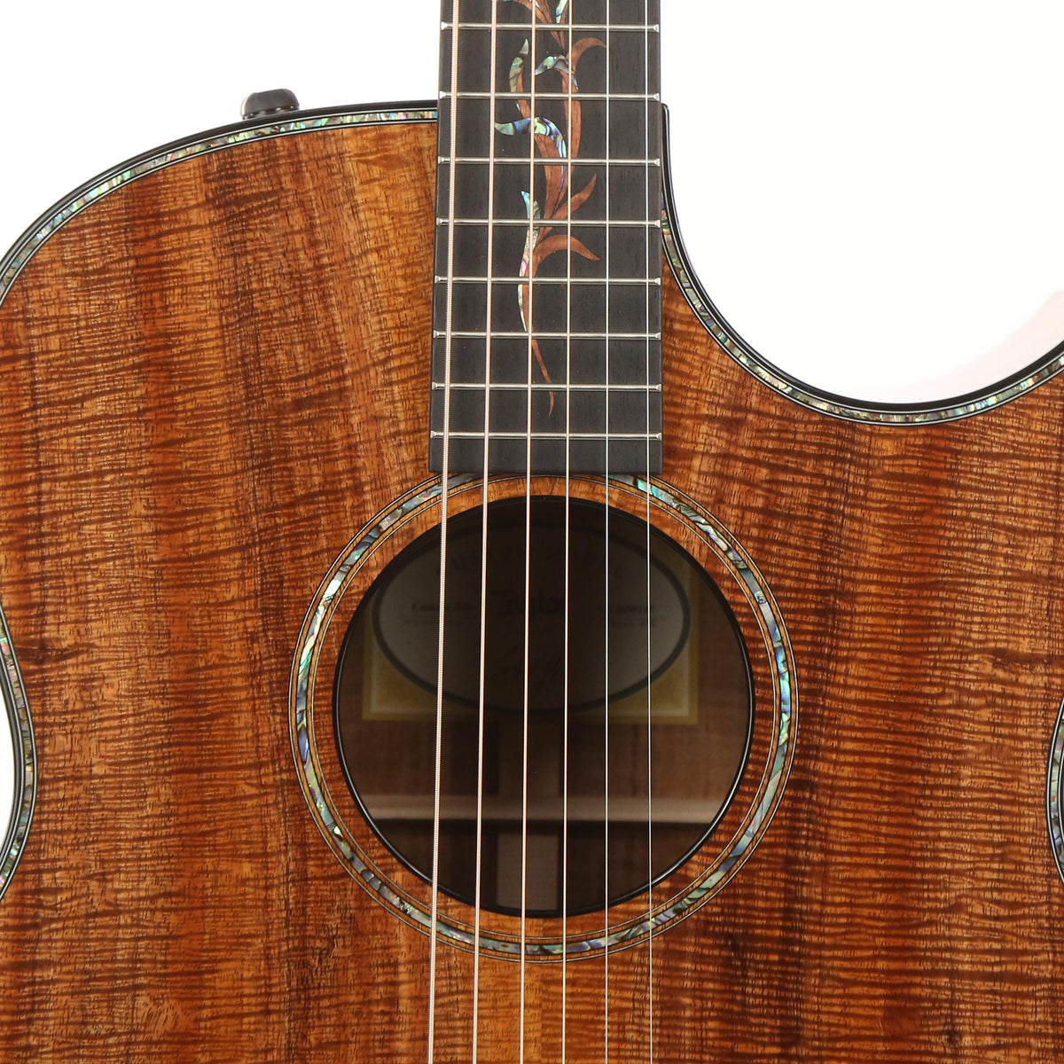 Taylor Custom Shop Grand Orchestra Master Grade Hawaiian Koa NAMM 2020 Display Guitar — 6