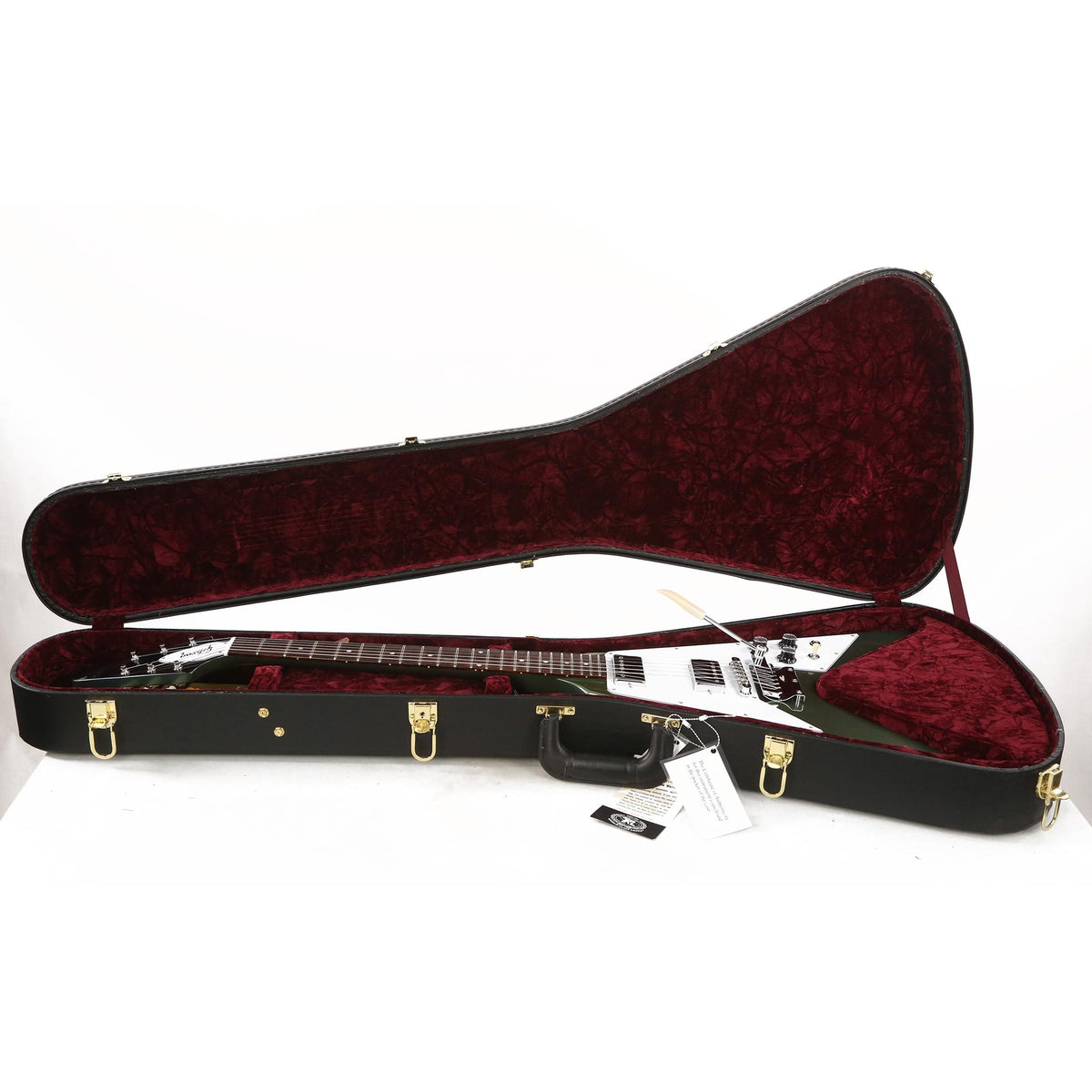Gibson Custom Shop 1967 Mahogany Flying V Reissue Antique Pelham Blue 2020 NAMM Display Guitar — 7