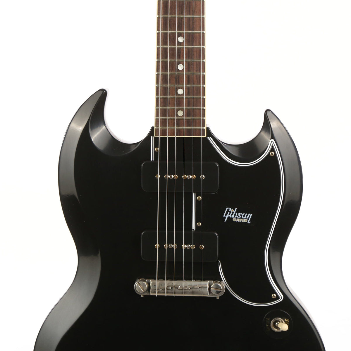 Gibson Custom Shop 1963 SG Special VOS Ebony Made 2 Measure — 6