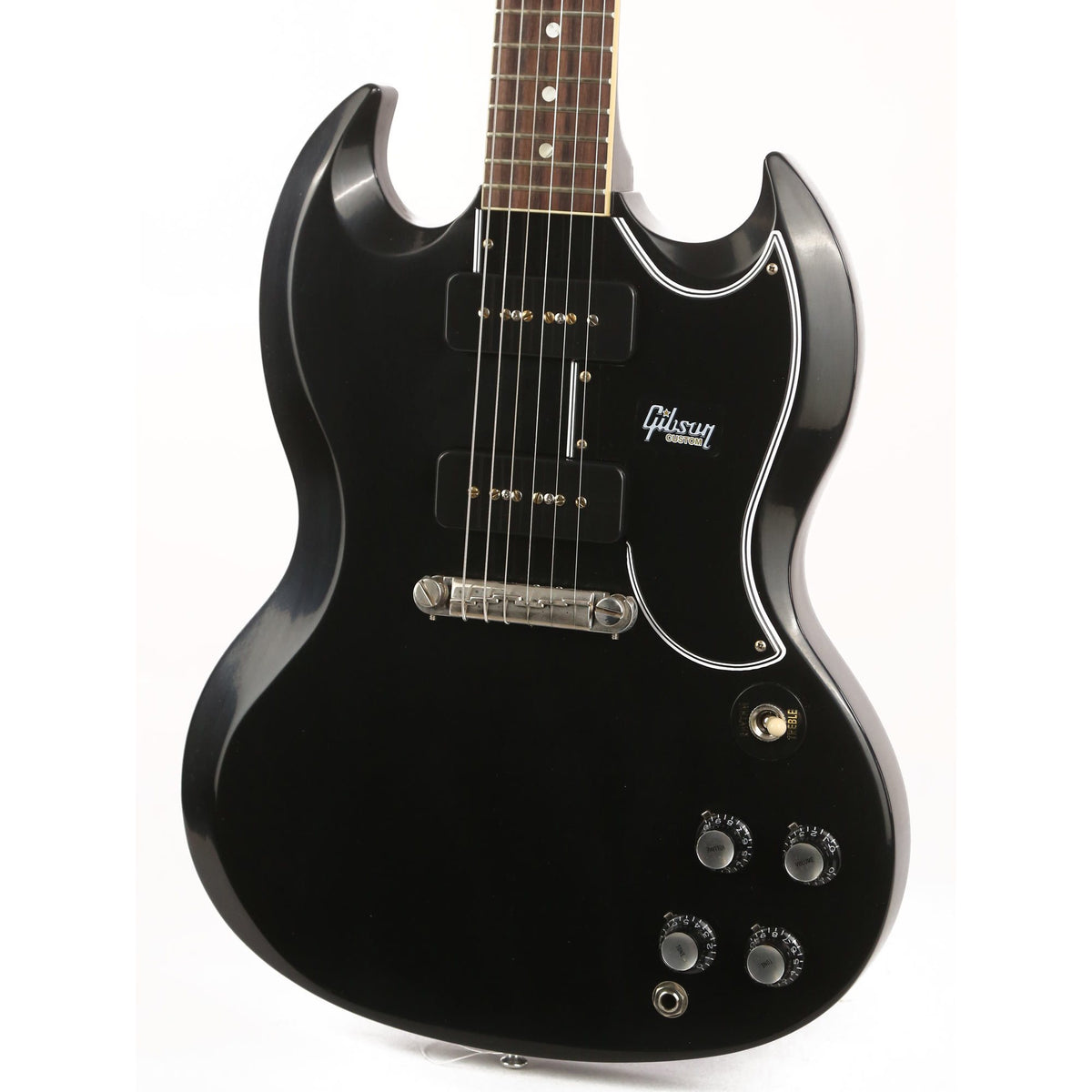 Gibson Custom Shop 1963 SG Special VOS Ebony Made 2 Measure — 7