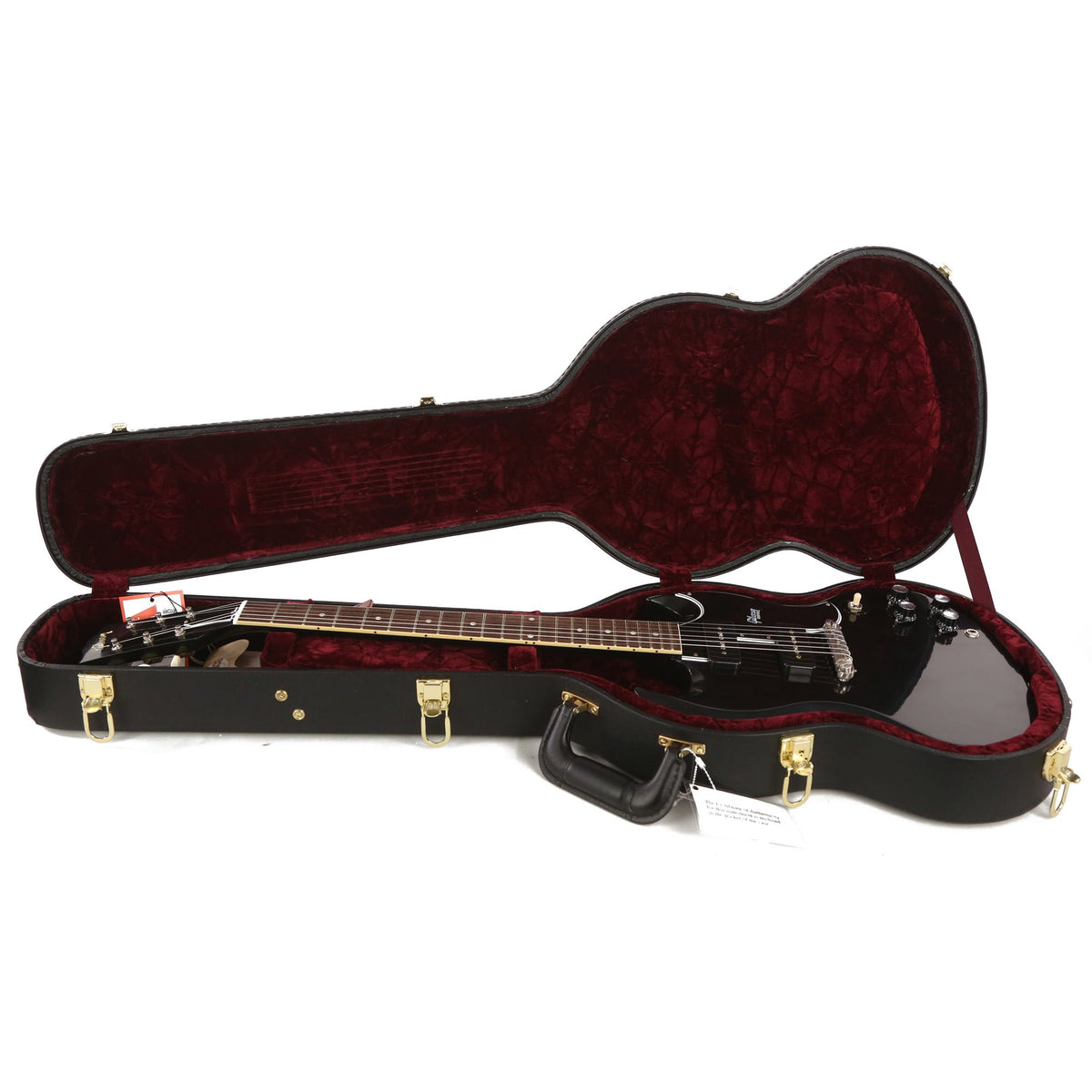 Gibson Custom Shop 1963 SG Special VOS Ebony Made 2 Measure — 8