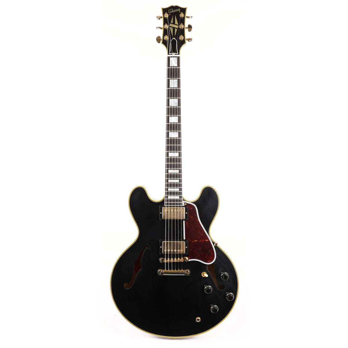 Gibson Custom Shop 1959 ES-355 Reissue Stopbar VOS Ebony Guitar — 2