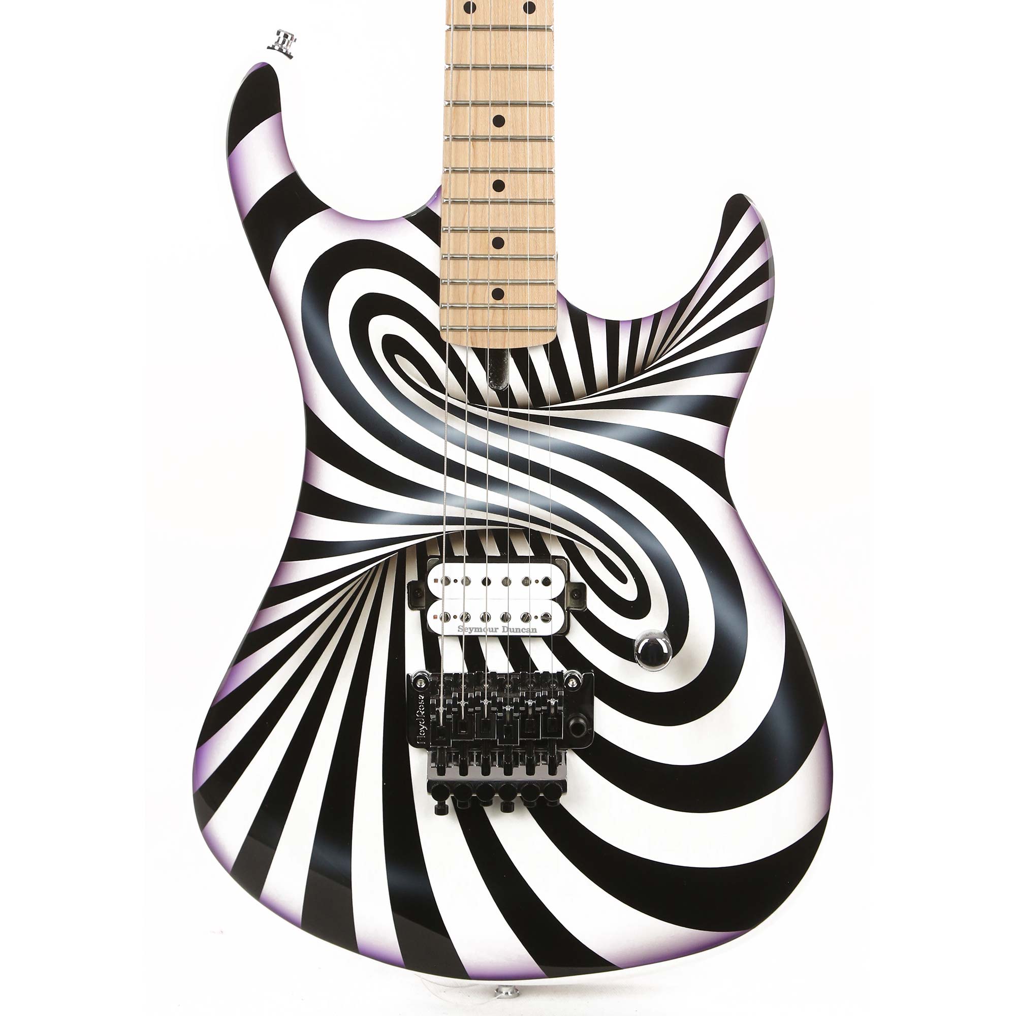Kramer The 84 NAMM 2020 Display Guitar Bo Pittman Art Black and