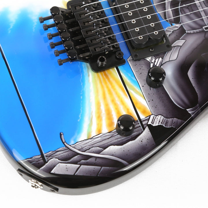 Jackson Custom Shop Limited Edition Signature Adrian Smith 2 Minutes To Midnight Handpainted San Dimas