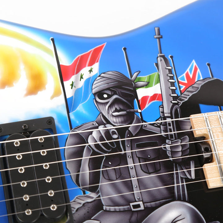 Jackson Custom Shop Limited Edition Signature Adrian Smith 2 Minutes To Midnight Handpainted San Dimas