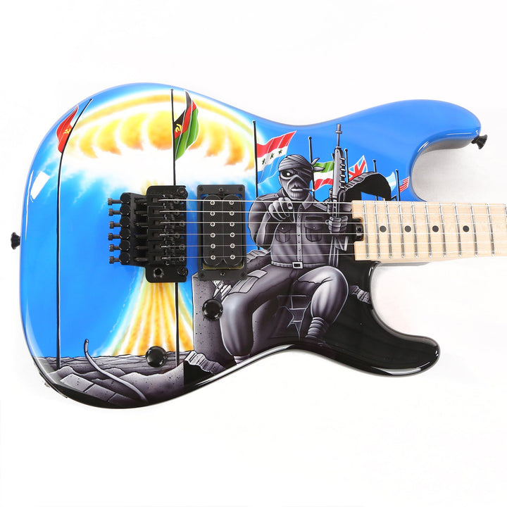 Jackson Custom Shop Limited Edition Signature Adrian Smith 2 Minutes To Midnight Handpainted San Dimas