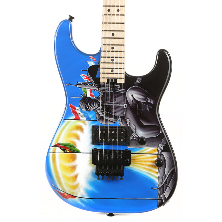 Jackson Custom Shop Limited Edition Signature Adrian Smith 2 Minutes To Midnight Handpainted San Dimas