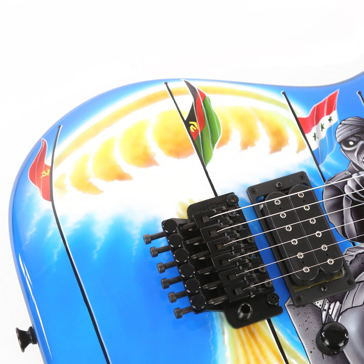 Jackson Custom Shop Limited Edition Signature Adrian Smith 2 Minutes To Midnight Handpainted San Dimas