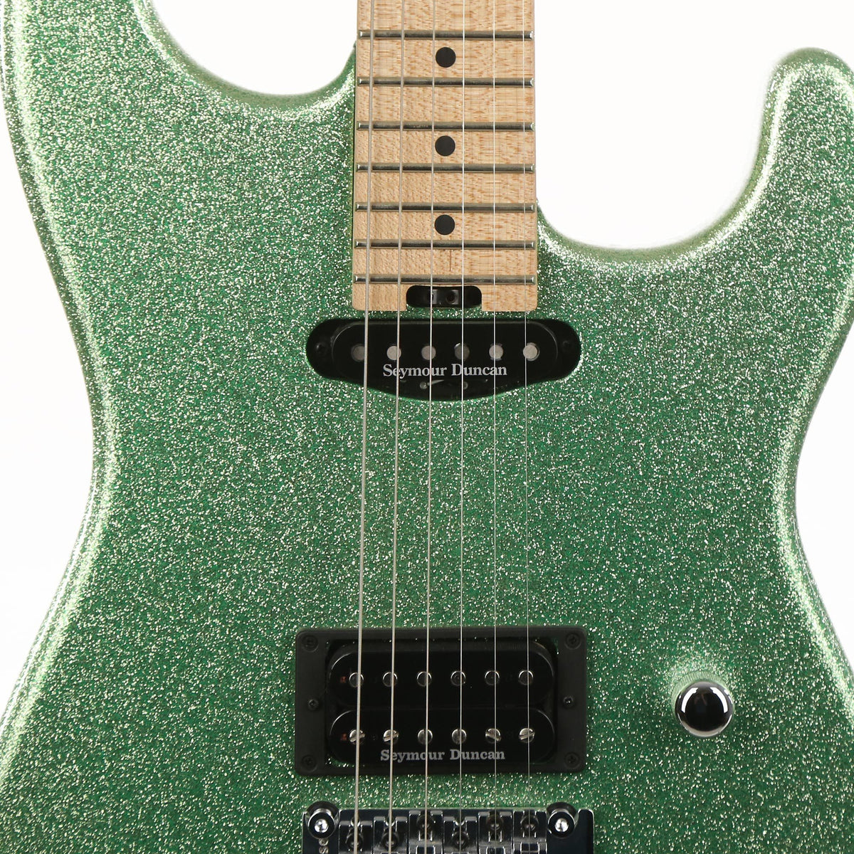 Charvel Custom Shop San Dimas HS Emerald Green Flake 2020 NAMM Display — 6
