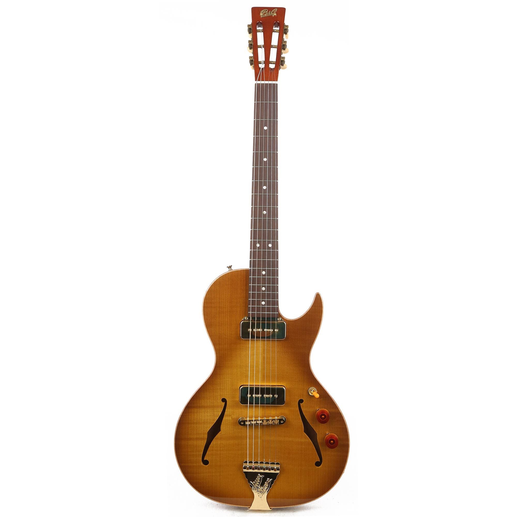 B&G Guitars Little Sister Crossroads Honey Burst | The Music Zoo