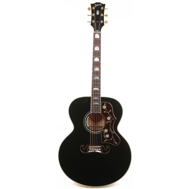 Gibson SJ-200 Acoustic-Electric Made 2 Measure Ebony Top Natural Back and Sides