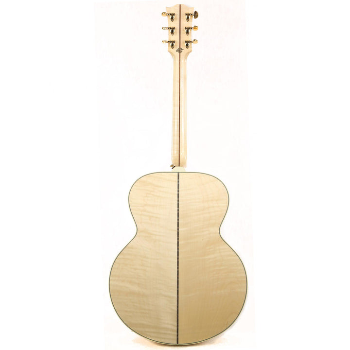 Gibson SJ-200 Acoustic-Electric Made 2 Measure Ebony Top Natural Back and Sides