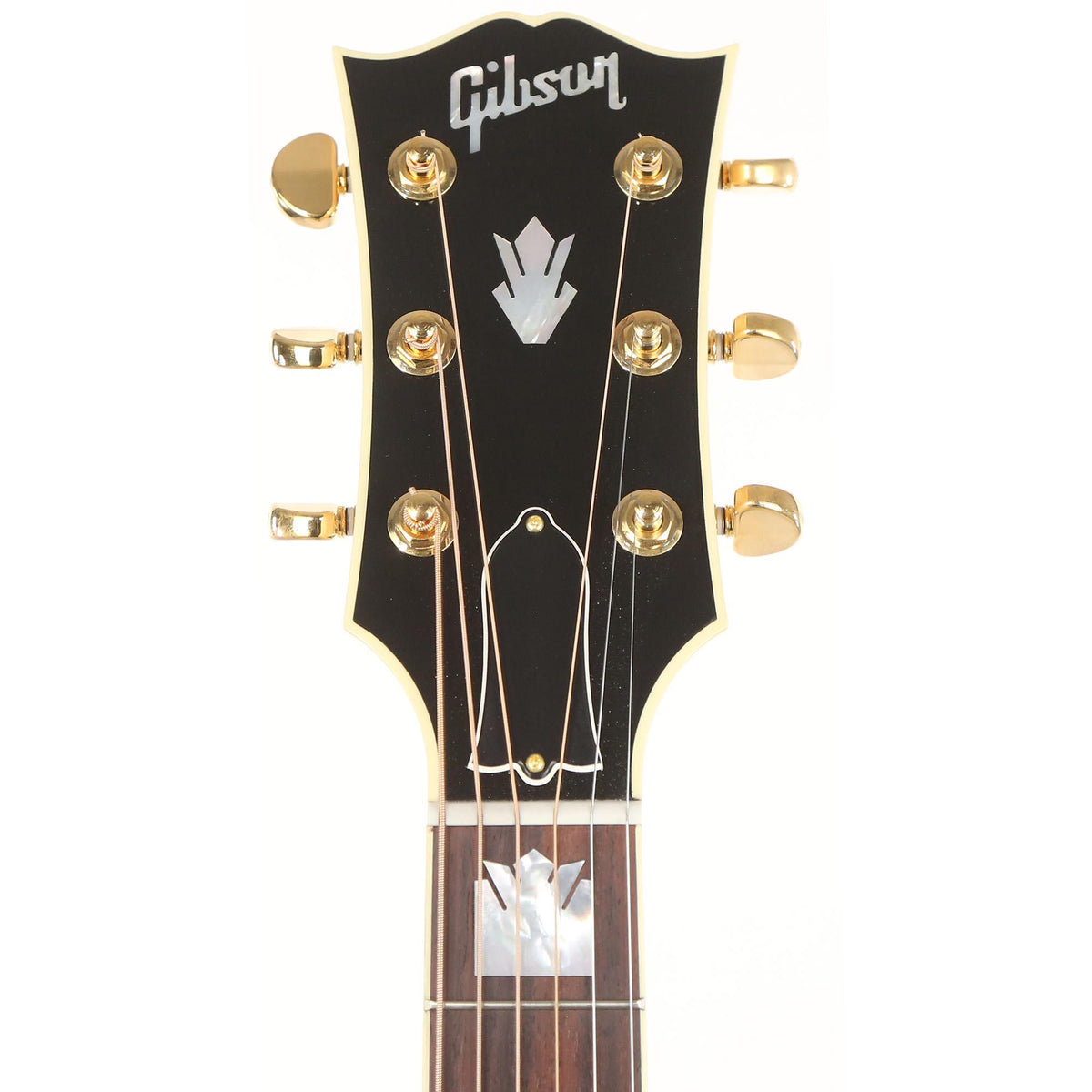 Gibson SJ-200 Acoustic-Electric Made 2 Measure Ebony Top Natural Back and Sides — 4