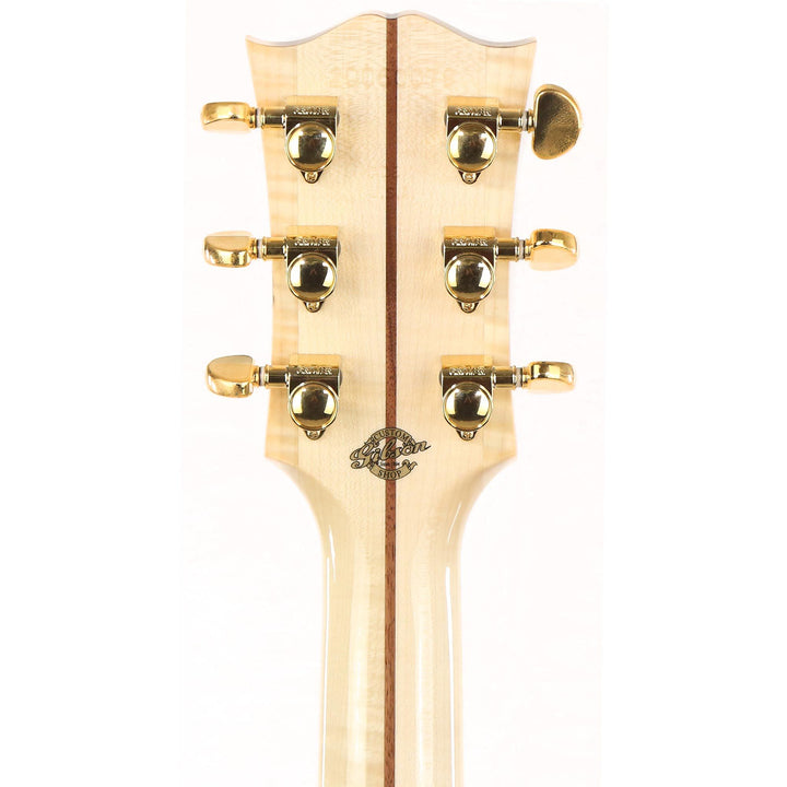 Gibson SJ-200 Acoustic-Electric Made 2 Measure Ebony Top Natural Back and Sides