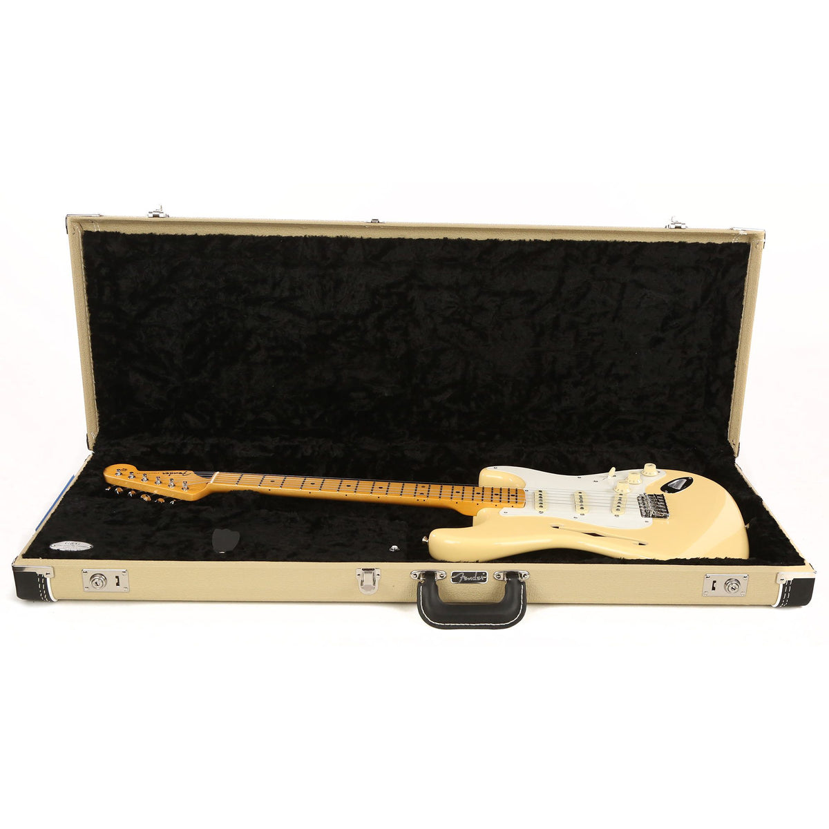Fender Artist Series Eric Johnson Signature Stratocaster Thinline Vintage White 2018 — 7