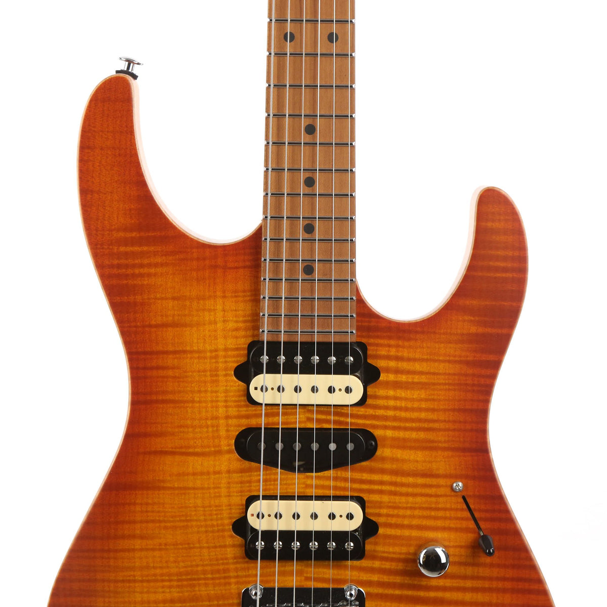 Suhr Modern Satin Flame Honey Burst 2020 Limited Edition — 6