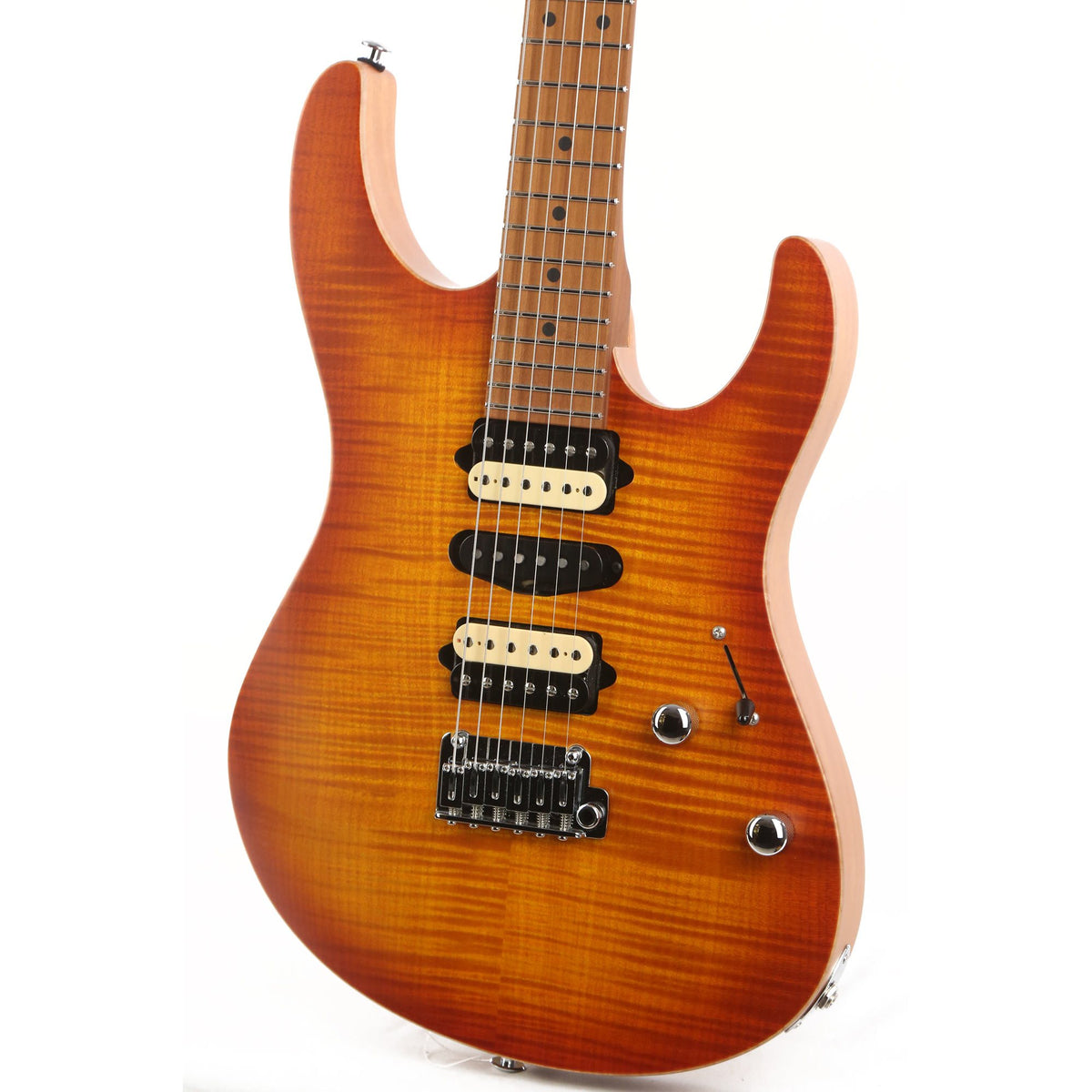 Suhr Modern Satin Flame Honey Burst 2020 Limited Edition — 7