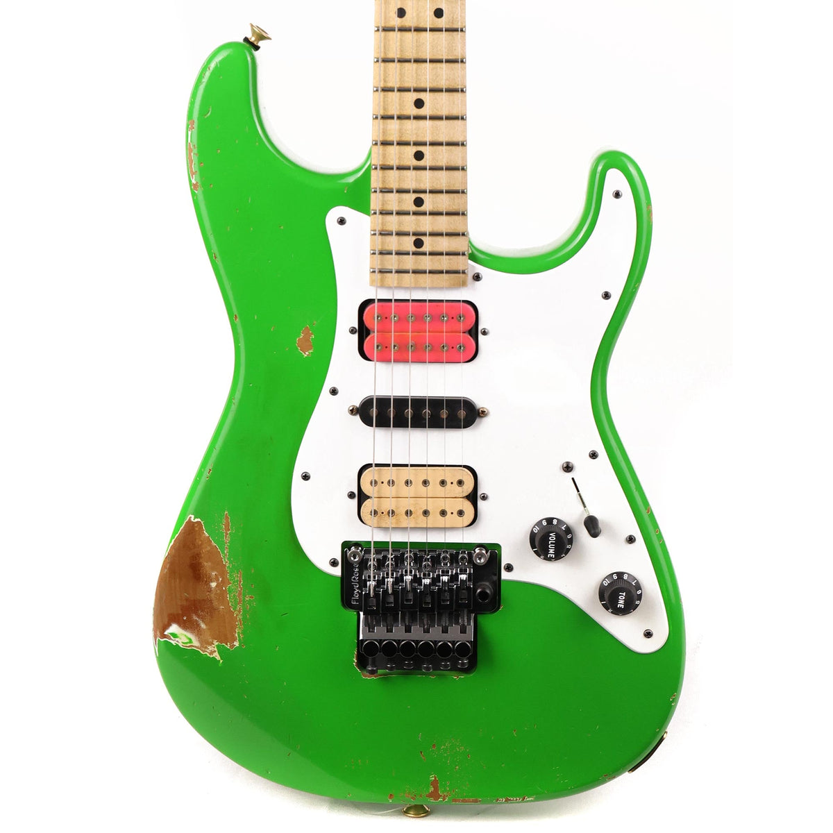Charvel Custom Shop So Cal HSH Nitro Aged Slime Green — 1