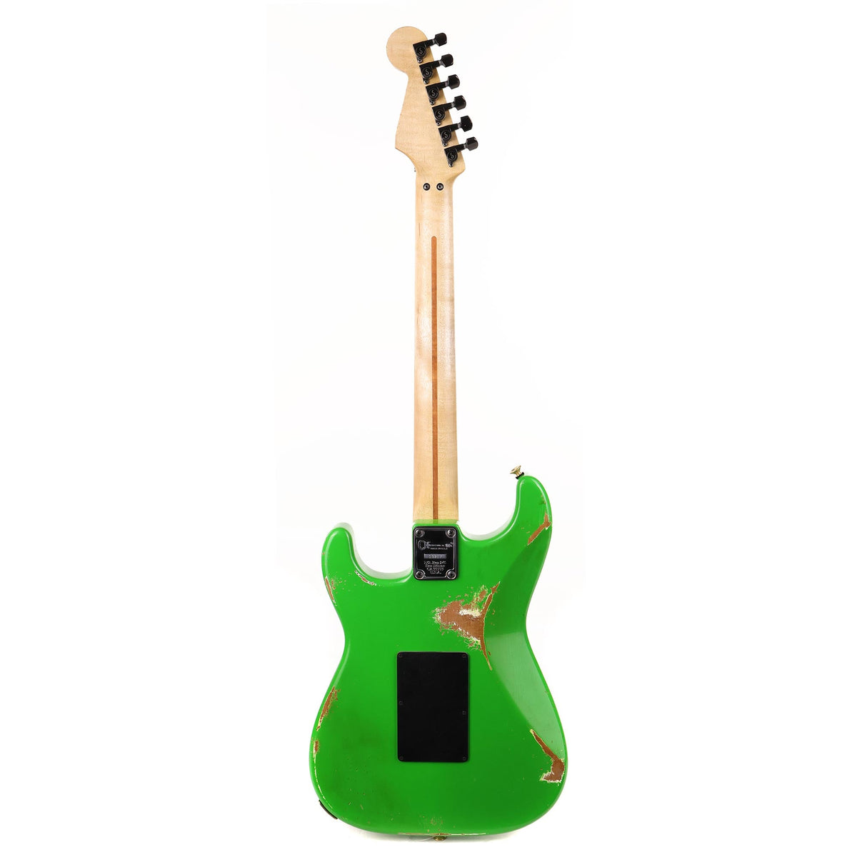 Charvel Custom Shop So Cal HSH Nitro Aged Slime Green — 3