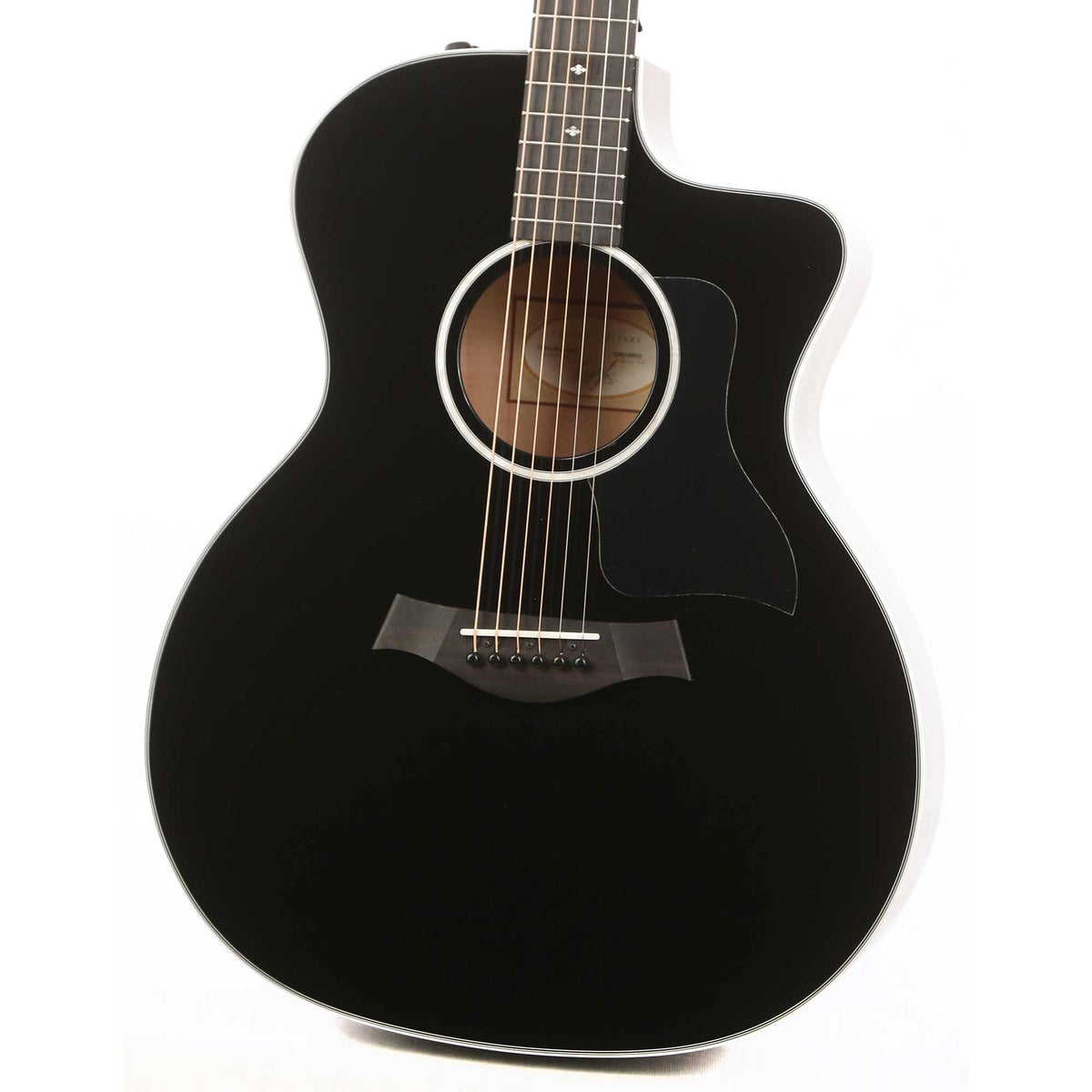 Taylor 214ce-BLK DLX Grand Auditorium Acoustic-Electric Black — 5