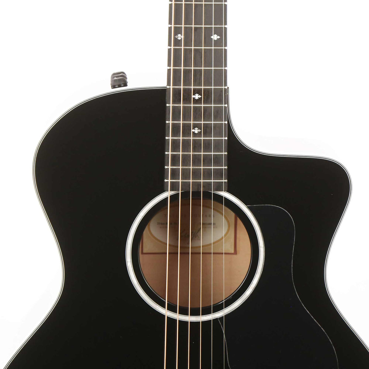 Taylor 214ce-BLK DLX Grand Auditorium Acoustic-Electric Black — 6