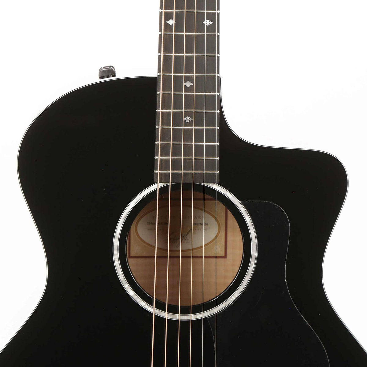 Taylor 214ce-BLK DLX Grand Auditorium  Acoustic-Electric Black — 6