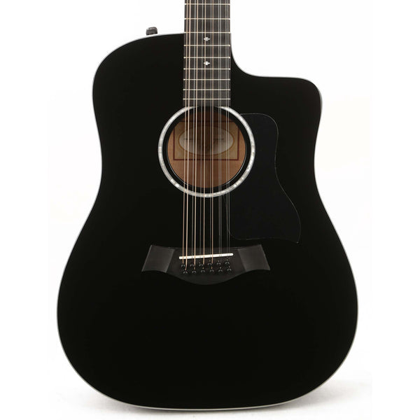 Taylor 250ce-BLK DLX Dreadnought Acoustic-Electric Black