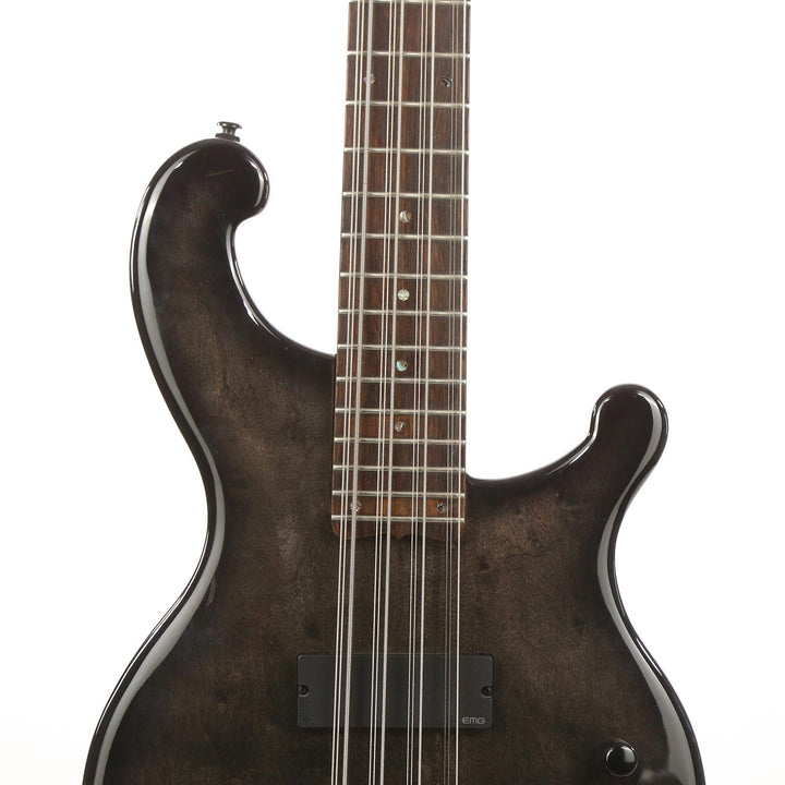 Dean Rhapsody 12-String Bass Transparent Black