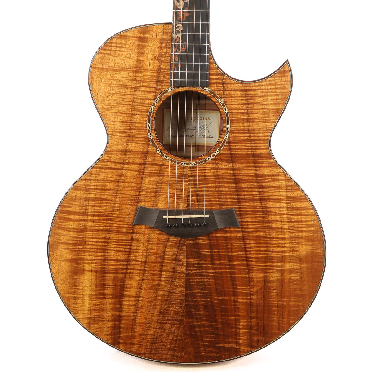 Taylor Kenny Loggins Signature KLSM Acoustic Natural Koa — 1