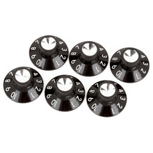Fender Pure Vintage Black-Silver Skirted Amplifier Knobs