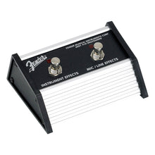 Fender Acoustic Jr. Amplifier 2-Button Footswitch: Effects On-Off (MIC-INST Channels) Open-Box