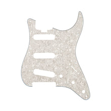 Fender Elite Strat SSS Pickguard 4-Ply Moto White