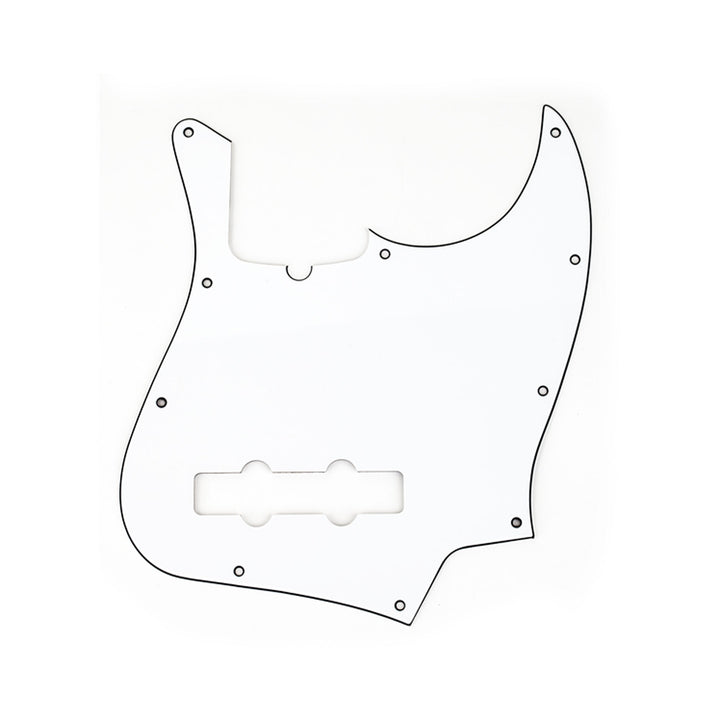 Fender 10-Hole Contemporary Jazz Bass Pickguard 3-Ply White
