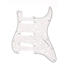 Fender 11-Hole Modern-Style Stratocaster S/S/S Pickguard White Moto