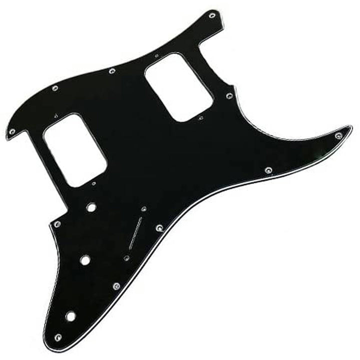 Fender 4-Ply Black HH Pickguard with Floyd Cutout