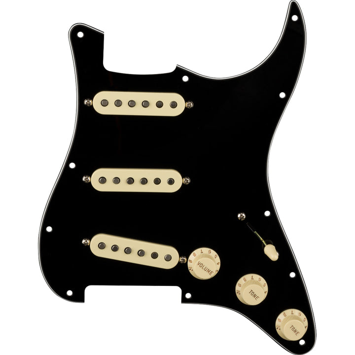 Fender Pre-Wired Strat Pickguard Original '57/'62 Black Pickguard