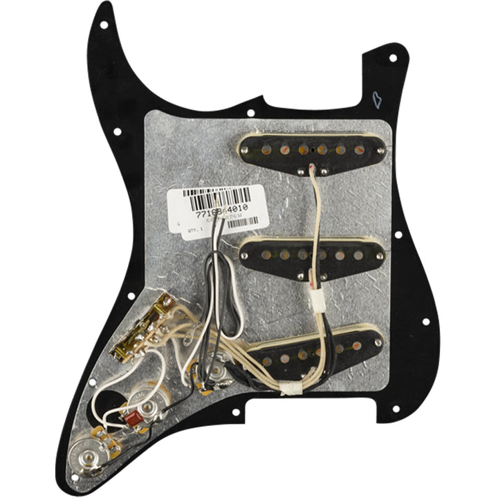 Fender Pre-Wired Strat Pickguard Original '57/'62 Black Pickguard