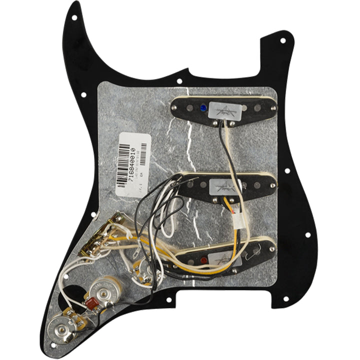 Fender Pre-Wired Strat 3-Ply Black Pickguard Custom Shop Fat 50's Single-Coils