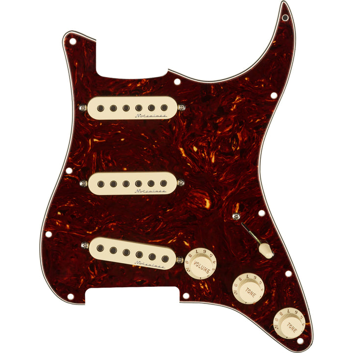 Fender Pre-Wired Strat Tortoise Pickguard Hot Noiseless Single-Coils