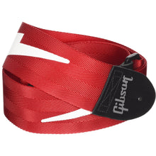 Gibson Lightning Bolt Safety Guitar Strap (Red)