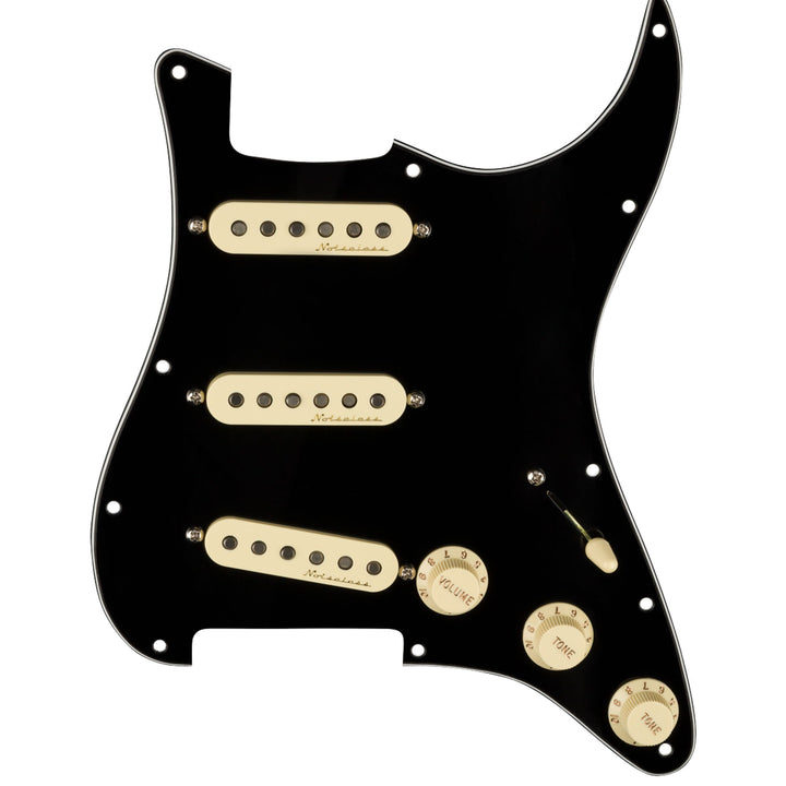 Fender Pre-Wired Strat 3-Ply Black Pickguard Vintage Noiseless Single-Coils